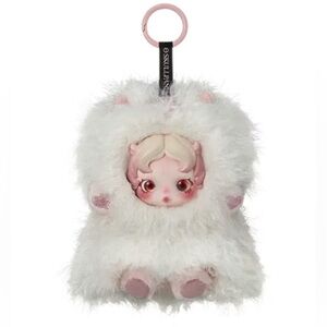 Pop mart Authentic Skullpanda You Found Me Vinyl Pendant GHOSTIE NEW
